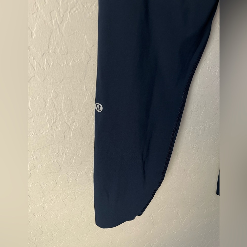 Lululemon fast and free tights peloton logo navy blue 8 - Picture 15 of 15